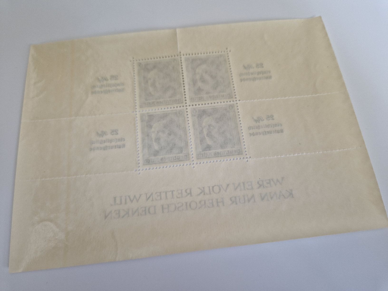 Alle Briefmarken: Deutsches Reich Block 9 Adolf Hitler Briefmarken postfrisch – Neu (gemäss Beschreibung) aus St. Gallen von Enrico_SG 1