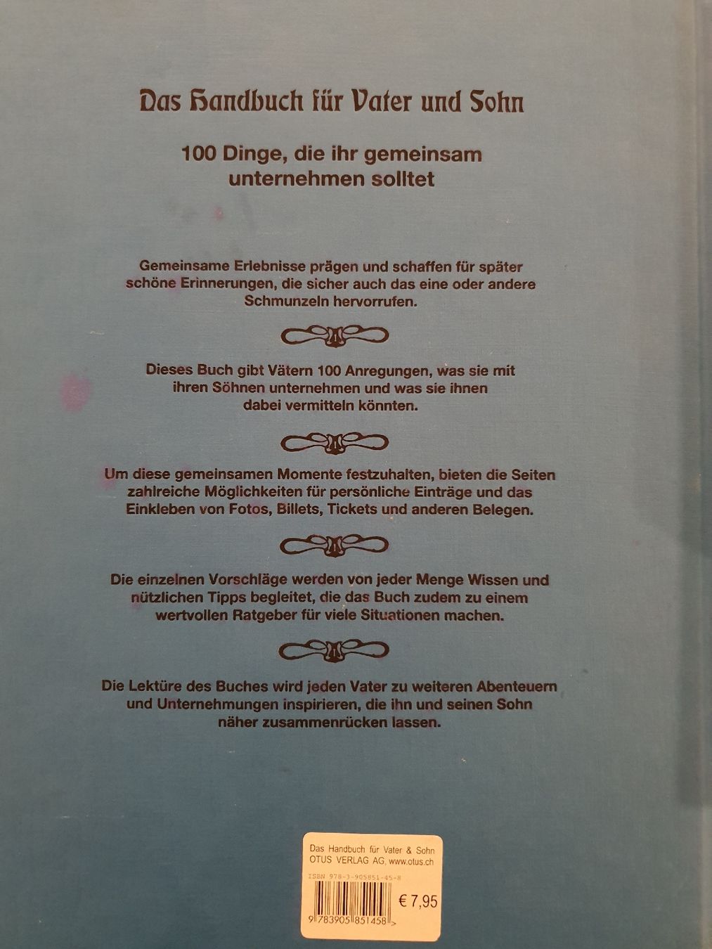 Libri: Das Handbuch für Vater&Sohn – Usato da Zürich venduto da slvgen 1