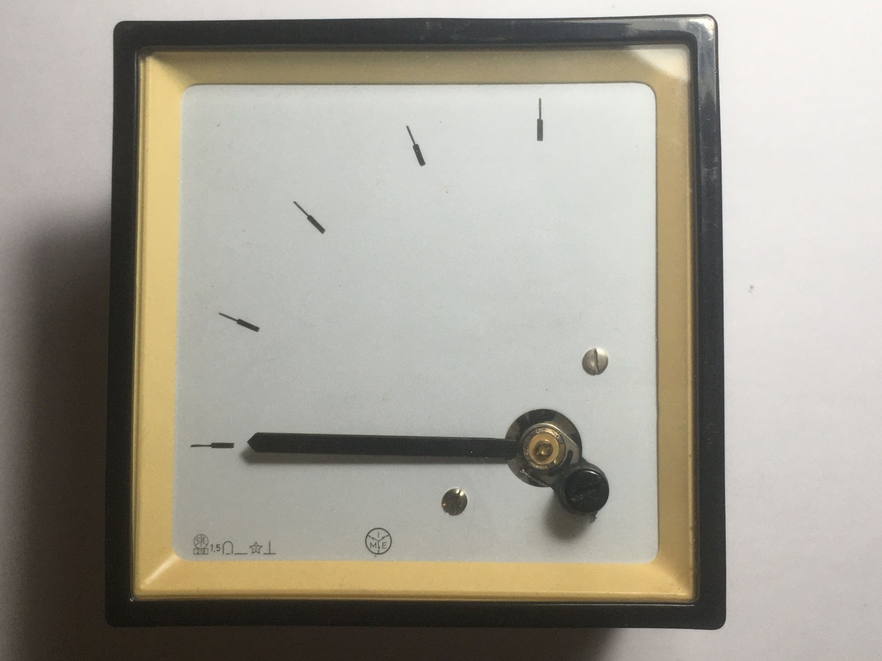 Misurare: Drehspulinstrument DC 0-5 mA, – Usato da Brugg AG venduto da Pedro4