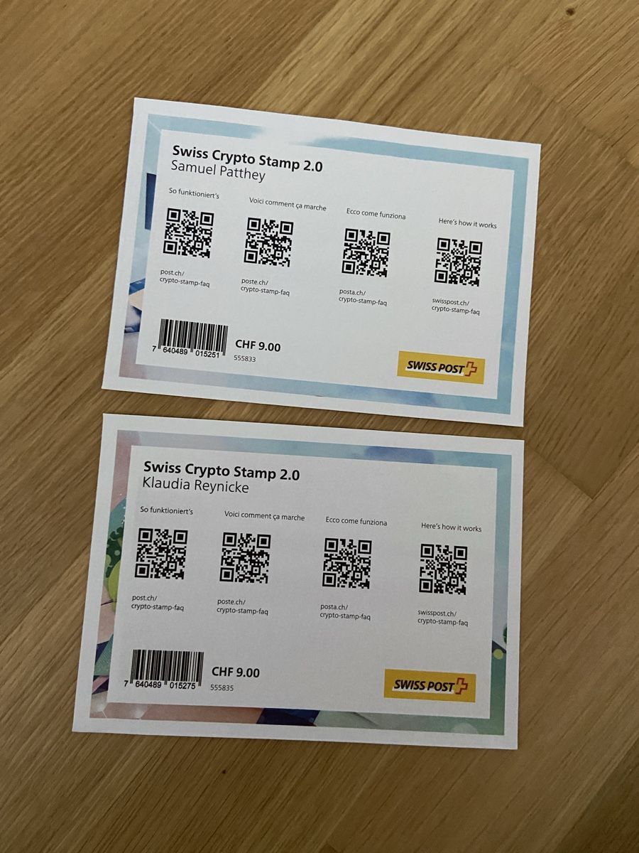 Timbri: Swiss Crypto Stamp 2.0 ungeöffnet – Nuovo e nell'imballaggio originale da Niederrohrdorf venduto da andy_s89