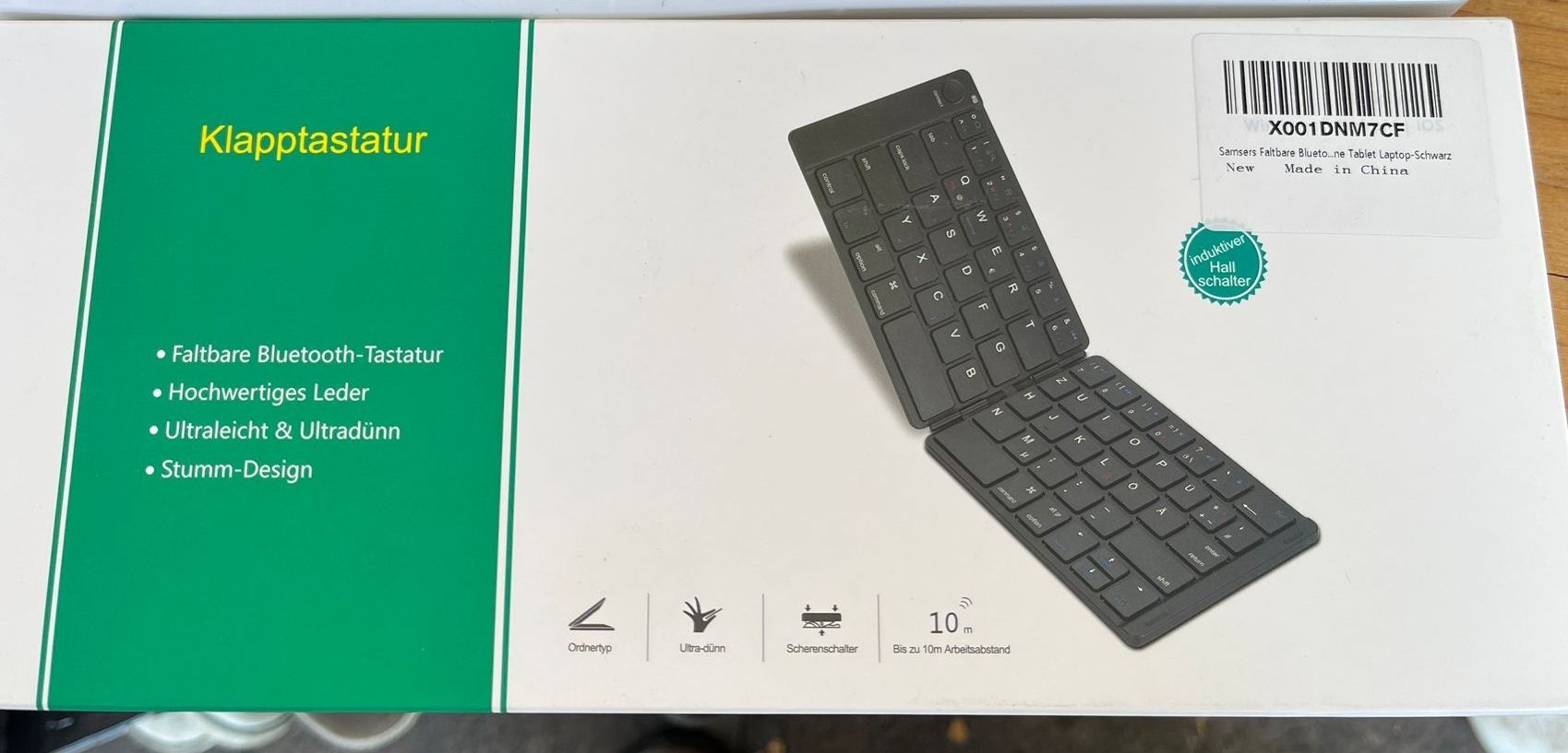 Tastaturen: Foldable Bluetooth Keyboard - Ultra Slim Klapptastatur – Neu (gemäss Beschreibung) aus Riehen von phagozyt