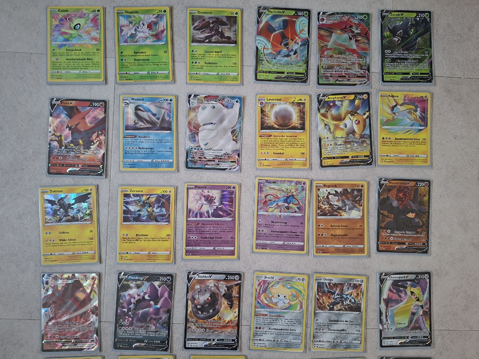 Pokémon Carte collezionabili: Pokemon Karten - Farbenschock Konvolut – Nuovo (secondo la descrizione) da Schafisheim venduto da piiep_17 1