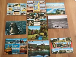 10 antike Postkarten aus Deutschland 1965-1984