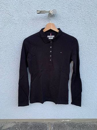 TOMMY HILFIGER Polohemd schwarz Gr. S
