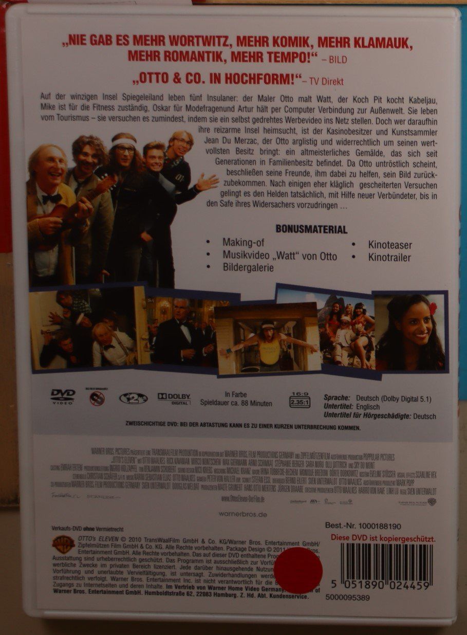 Tutti i DVDs: Otto`s Eleven – Usato da Luzern venduto da CONTENTI 2