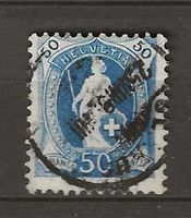 CH070a - Helvetia debout 70a  obl.