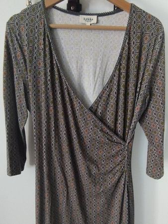 Lykkä Kleid Gr. M Wickelkleid Baumw/Viskose/Elastan