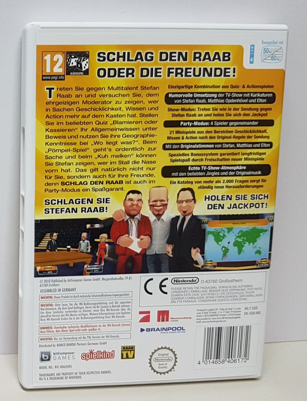 Nintendo Spiele: Wii Schlag den Raab – Gebraucht aus Schüpfheim von Game-Paradis 2