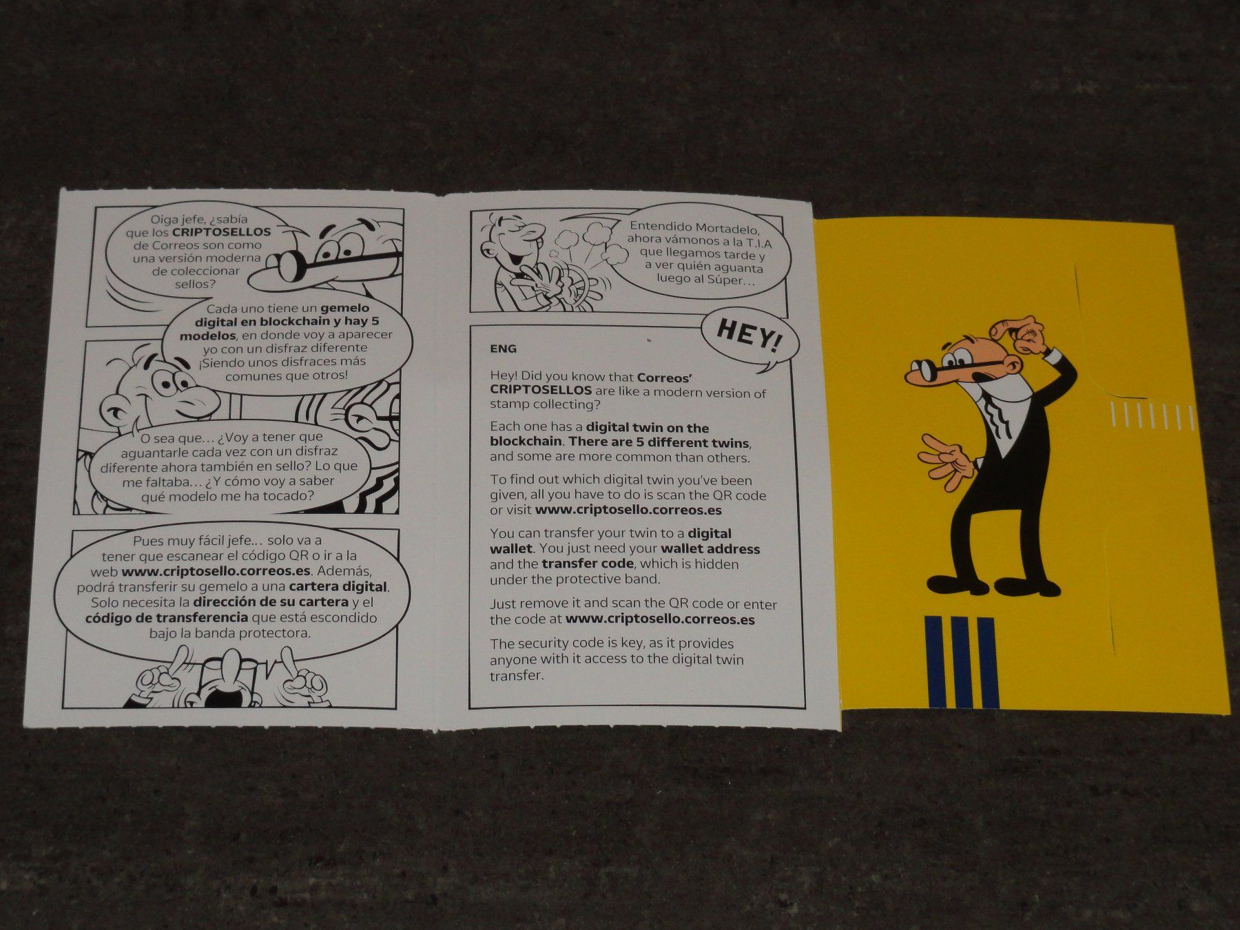 CRYPTO Stamp 2024 MORTADELO aus Spanien: Don Quixote (Neu (gemäss  Beschreibung)) in Dagmersellen für CHF 35 – mit Lieferung auf Ricardo kaufen