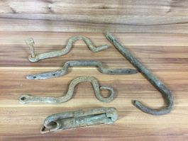 Posten geschmiedete rostige Eisenteile für Künstler