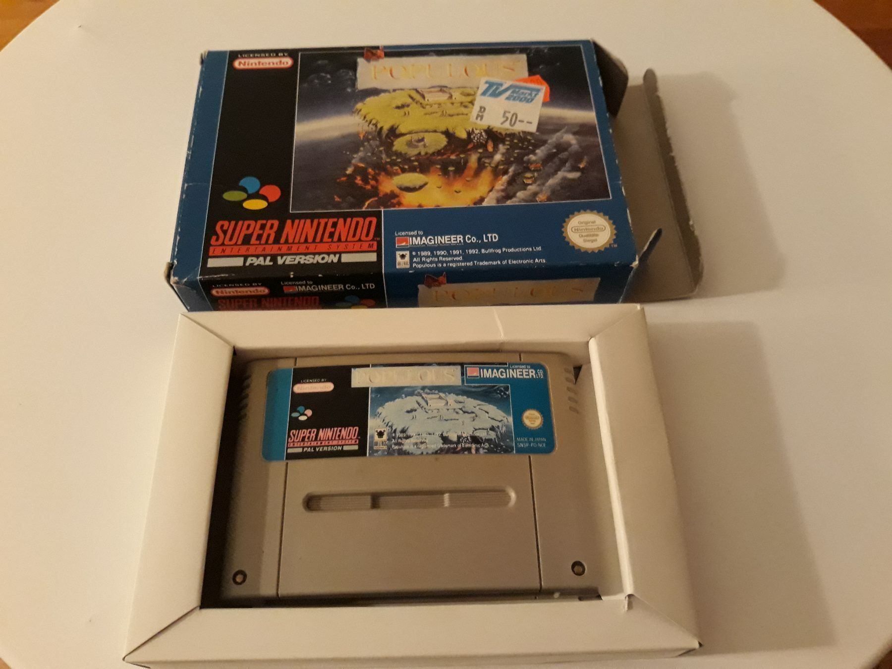 Giochi: Populous Super Nintendo SNES OVP – Usato da Aarau venduto da Kaesekuchen2000