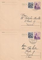 FL 2 GS-Pk mit Zusatzfrankatur 1946