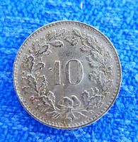 2 x 10 Rappen aus den Jahren 1943 und 1944