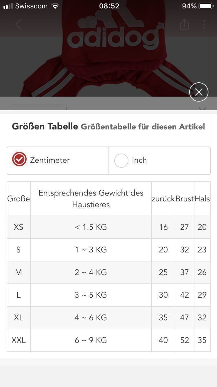 Vêtements: Hundebekleidung – Neuf (Voir description) à Root par NaBr76 5