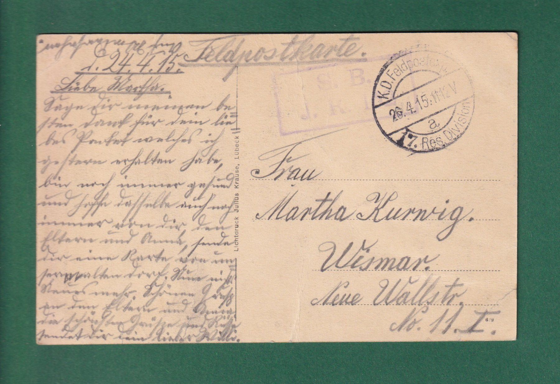 Cartoline postali: Schloss und Kirche ST. AURIN // Eckbug / Falte // – Usato da Pully venduto da nicecards-shop 1