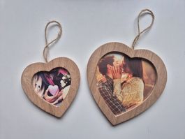 2-er Set neue Holz Bilderrahmen shabby  🤎