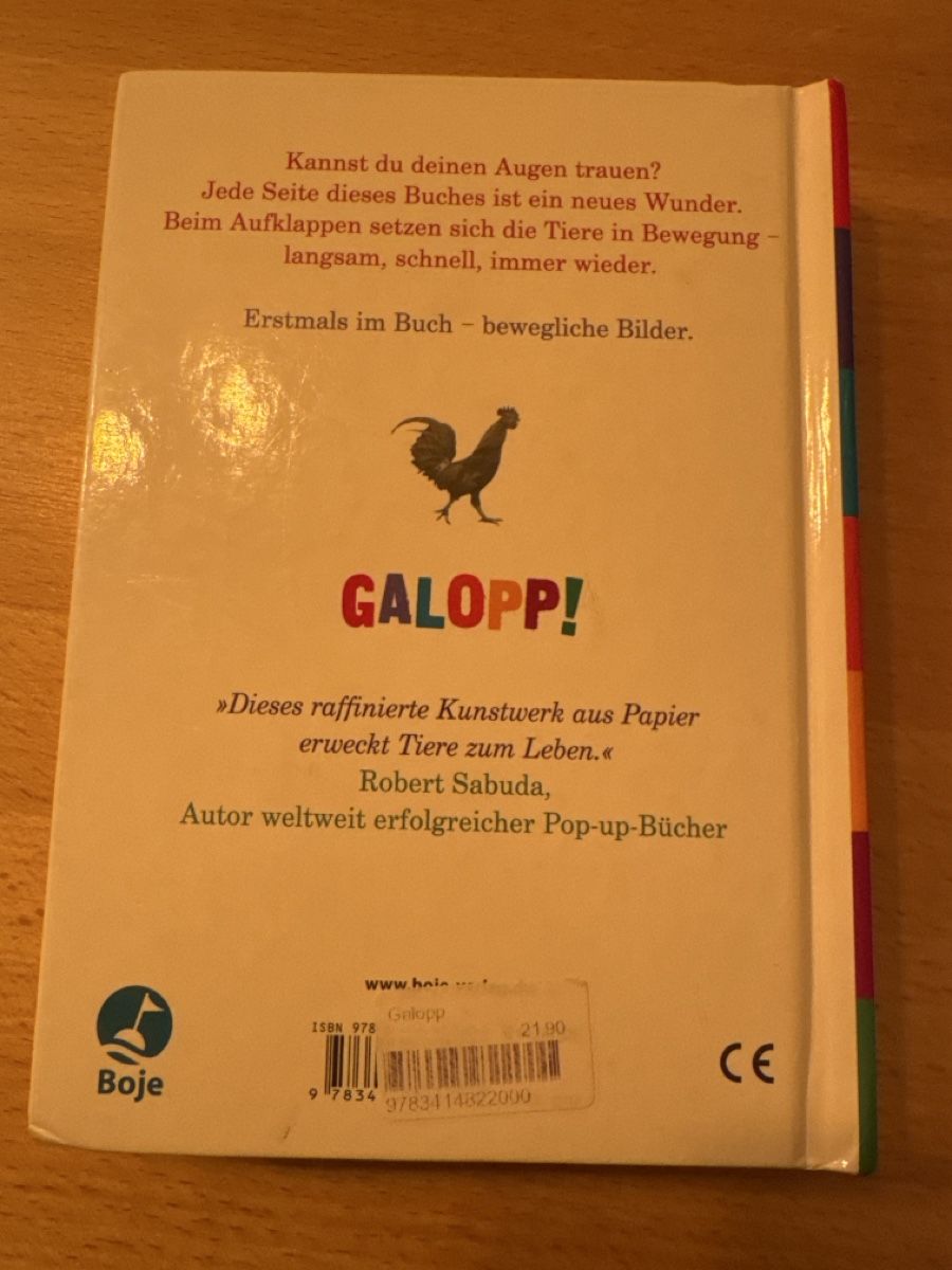 Bücher: GALOPP Ein Scanimation Buch – Gebraucht aus Birmensdorf ZH von DinoC13 1