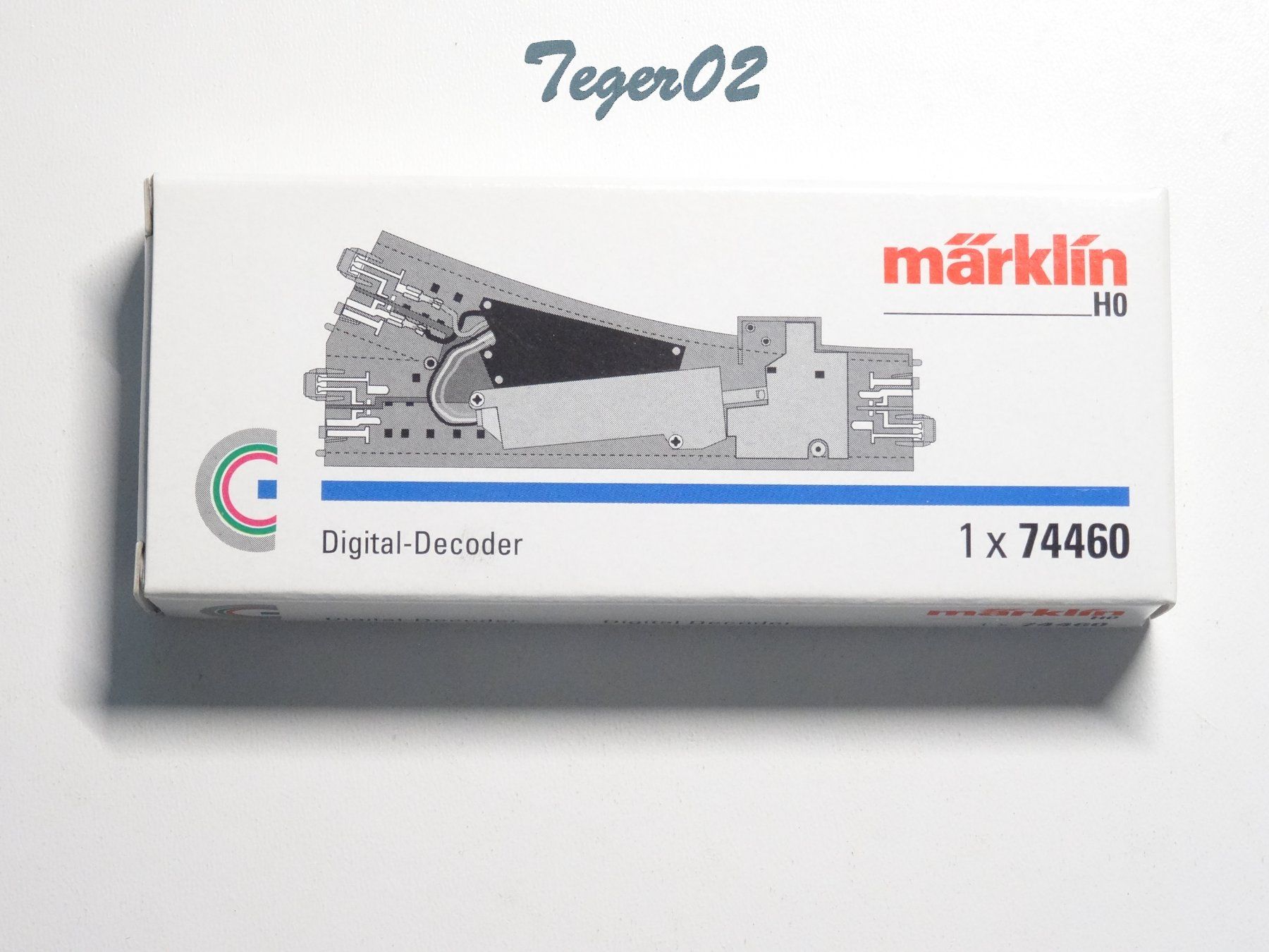Märklin Modellini di ferrovie: Märklin H0 74460 OVP Decoder Neu – Nuovo e nell'imballaggio originale da Hochdorf venduto da Teger02