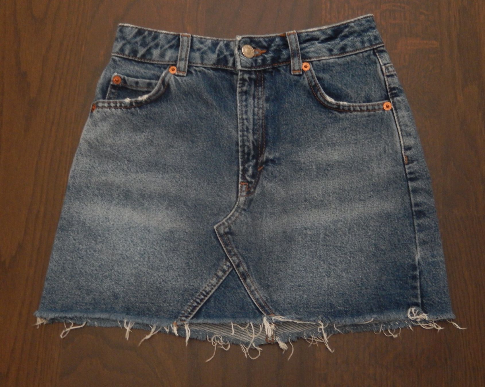 Topshop Gonne: TOPSHOP Denim Minirock Gr. XXS – Usato da Tuggen venduto da vivira 5