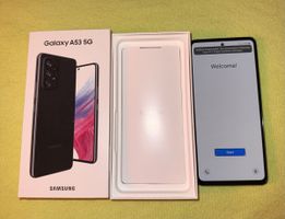 Samsung Galaxy A53 5G Smartphone schwarz neuwertig