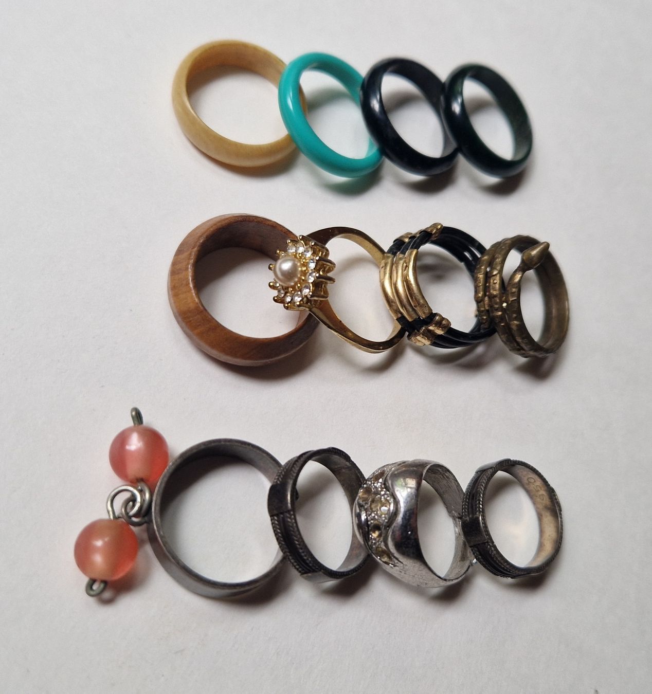 Ringe: 3 alte Silberringe + 9x Modeschmuck – Gebraucht aus Seengen von see_b7wj 3