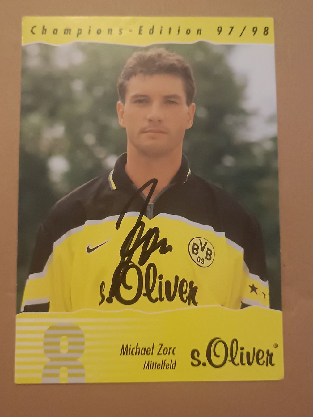 Autografi: Michael Zorc - BVB 97/98- Champions Edition – Usato da Menziken venduto da Artographs