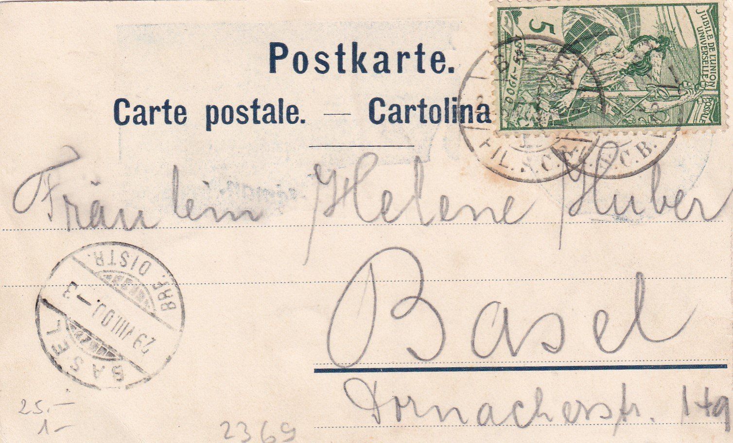 Cartoline postali: Karte Souvenir du Lac Léman – Usato da Birsfelden venduto da chr_yq2g 1