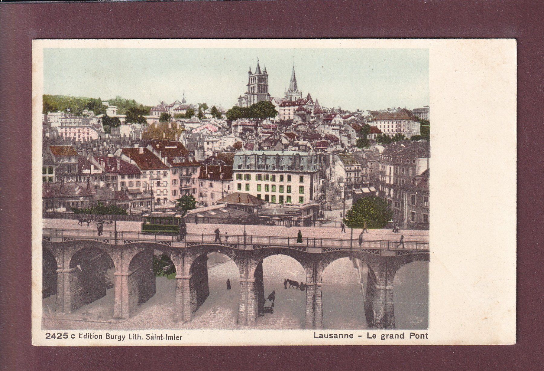 Cartes postales: LAUSANNE - Grand Pont - Tram – D'occasion à Pully par nicecards