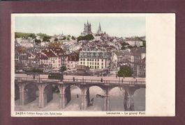 LAUSANNE - Grand Pont - Tram