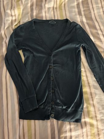 Damen Jacke, dunkelgrün, Grösse S/M