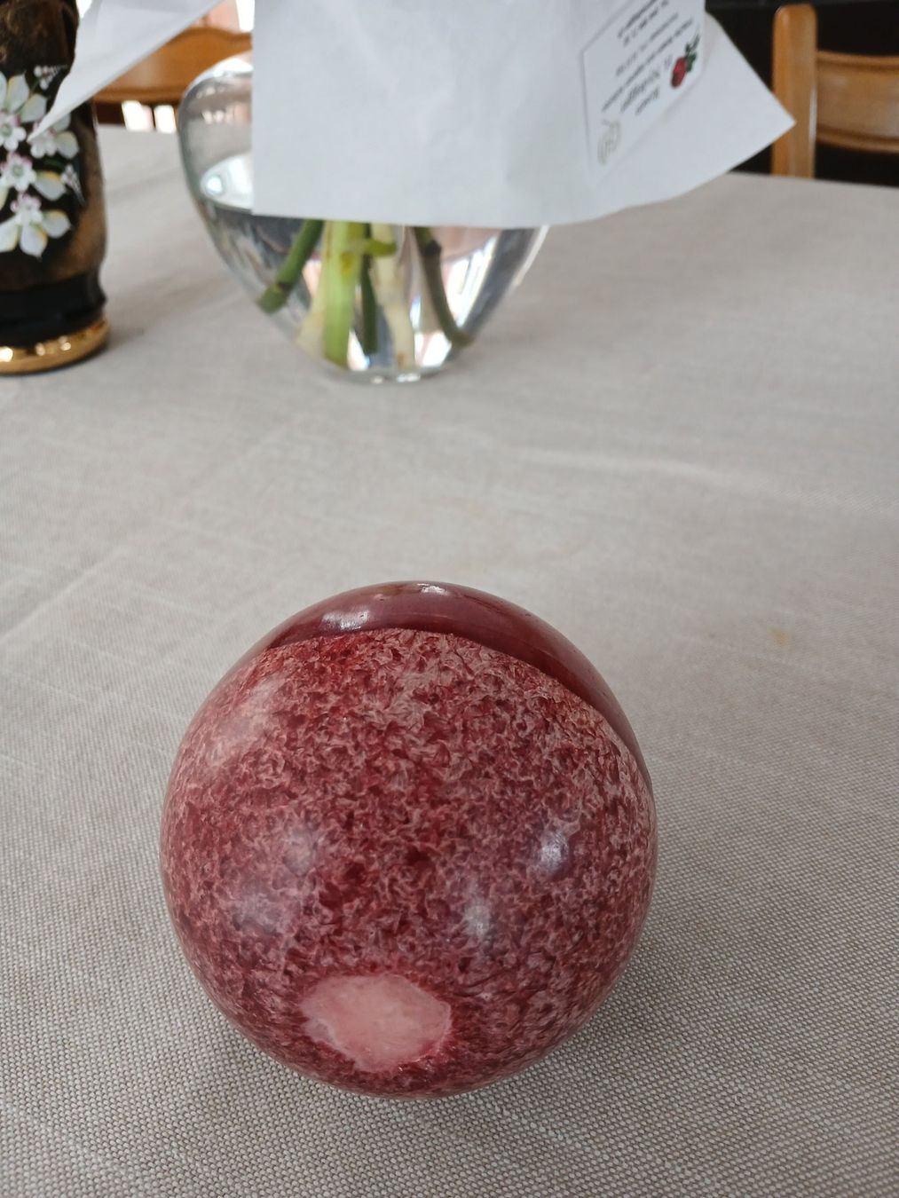 Candele: Kerze - rote Kugel – Usato da Zürich venduto da Mr.Dachboden 3