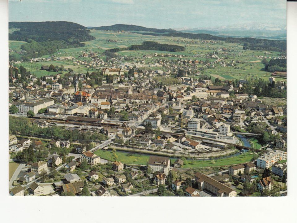 Ansichtskarten: Frauenfeld Flugaufnahme 1971 – Gebraucht aus Bürglen TG von StampGraf