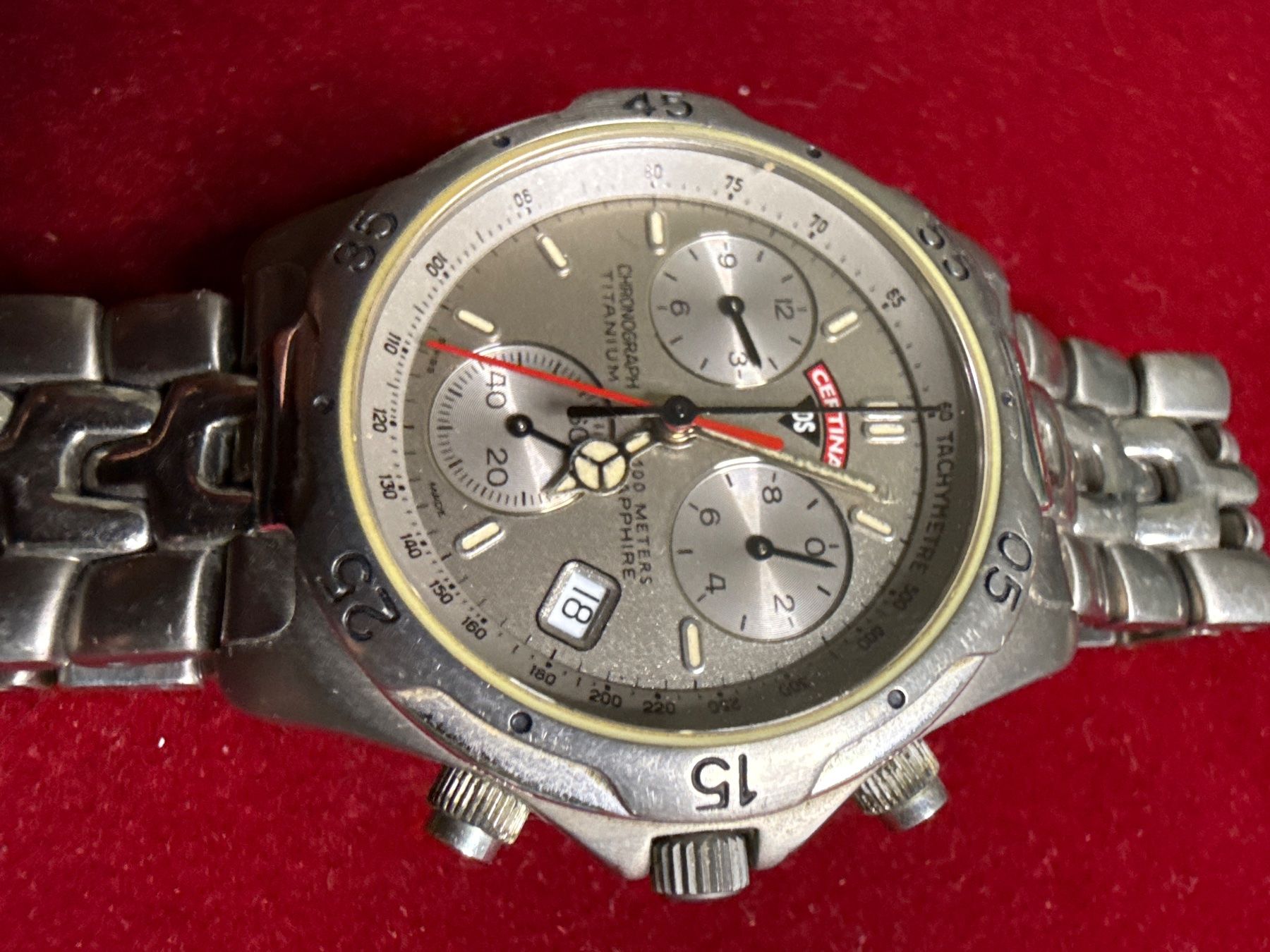 Certina Montres: Certina Chronograph Titanium 39 mm – D'occasion à Pfeffingen par Allhandelklgwatches 1