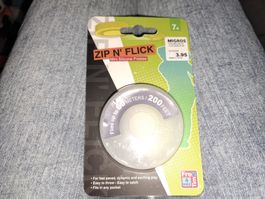 Zip N'Flick mini Silikon Frisbee weiss NEU