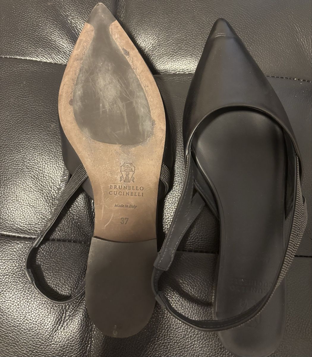 Brunello Cucinelli Damenschuhe: Brunello Cucinelli Black Ballerinas – Gebraucht aus Chur von Cuteclothes7k 3