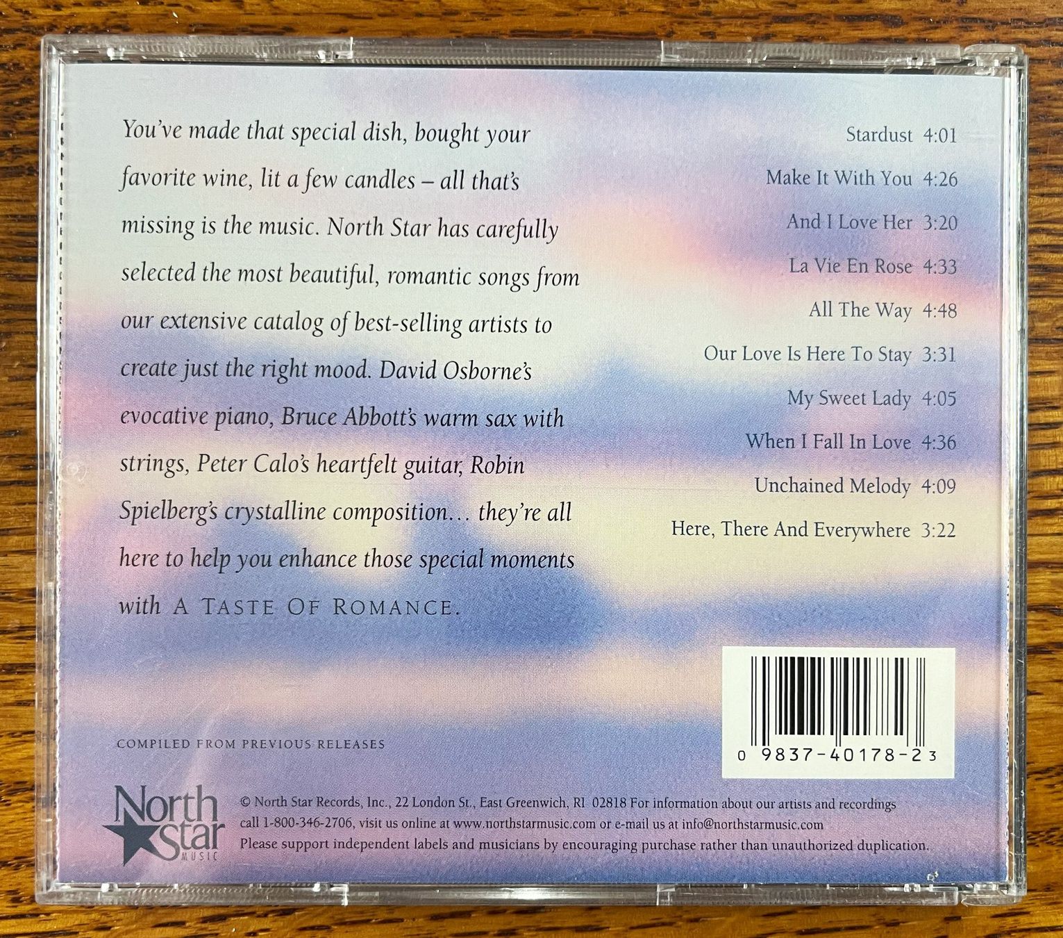 CD: A TASTE OF ROMANCE CD – Usato da Oftringen venduto da Vucki 1