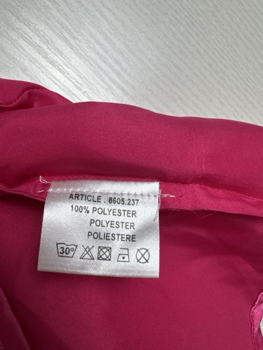 Camicette: Damen Bluse Pink Grösse L Polyester Satin glänzend – Usato da Galmiz venduto da Wichtel25 1