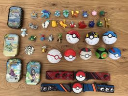Pokémon Figuren Set mit Sammeldosen, Spielzeugsammlung