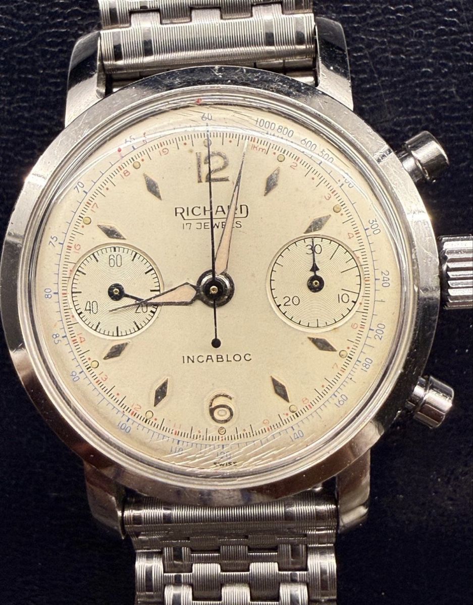 Valjoux Orologi: Montre Richard Chronographe Valjoux 23 – Usato da Versoix venduto da Rambo_Watch_Sarl 1
