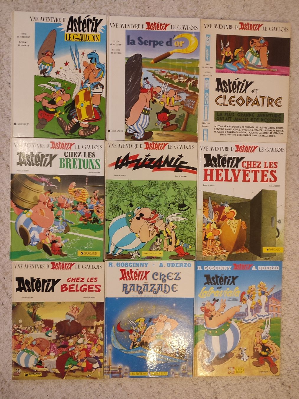 BD: 9x Astérix et Obélix  – D'occasion à Bougy-Villars par Vogue