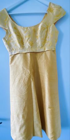 Kleid echt Seide Rohseide