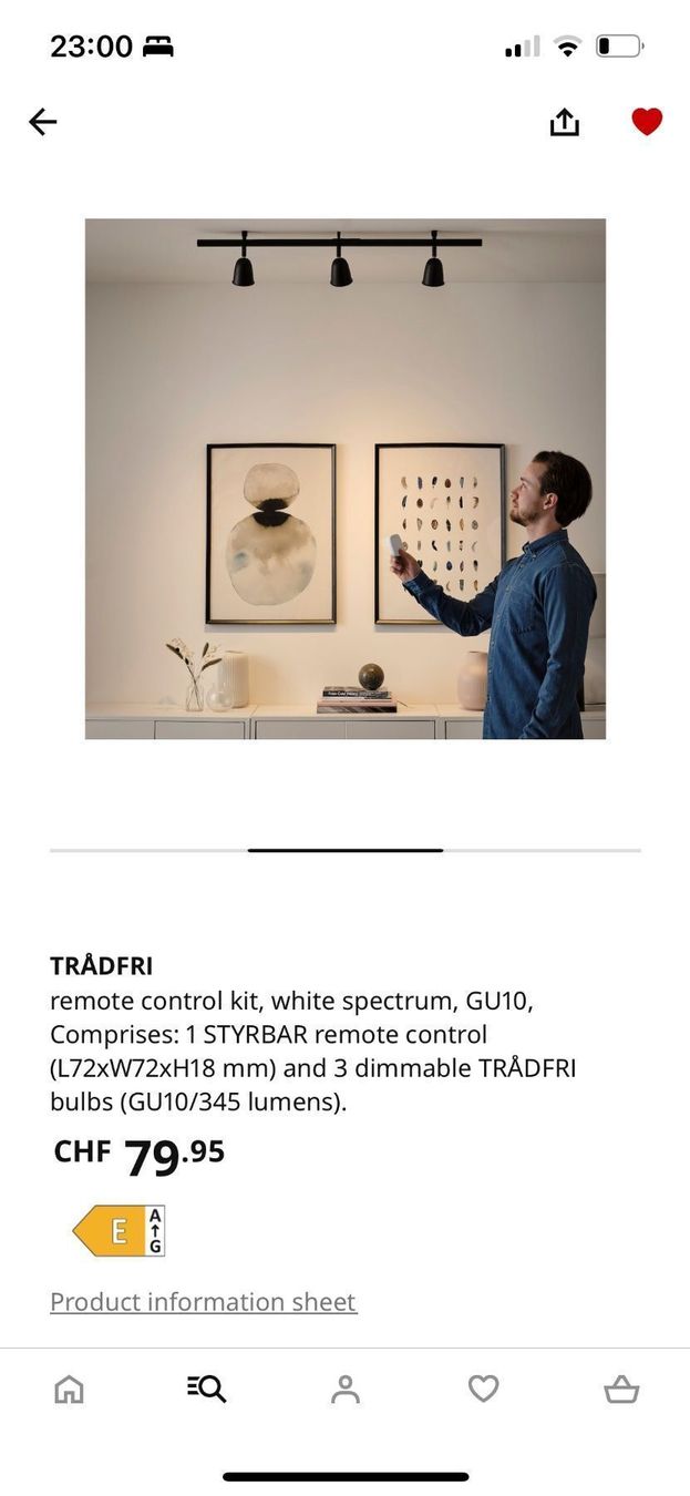 Ikea Telecomandi: IKEA remote control kit with lamps TRÅDFRI – Nuovo e nell'imballaggio originale da Sattel venduto da Zlata1 2