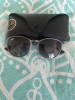 Sonnenbrille Ray-Ban Metall dunkles Grau guter Zustand