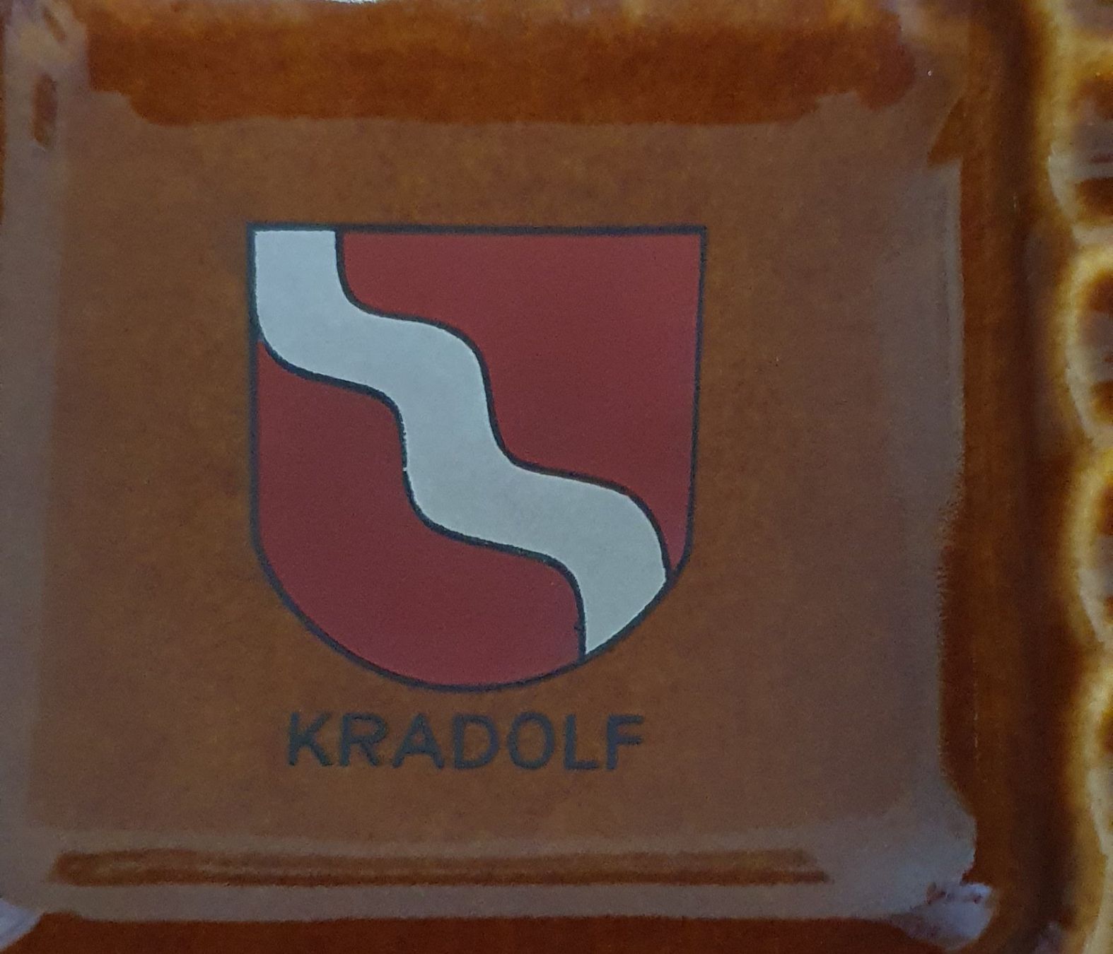 Portacenere: Rössler Aschenbecher,  mit Wappen von Kradolf – Usato da Kreuzlingen venduto da Rschweiz1 1