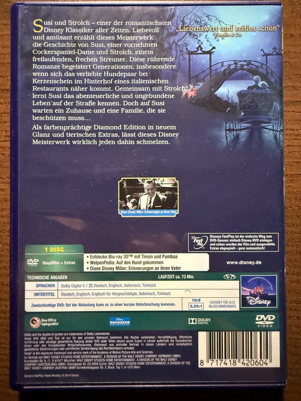Tutti i DVDs: Susi & Strolch – Usato da Zürich venduto da FilmFreunde 1