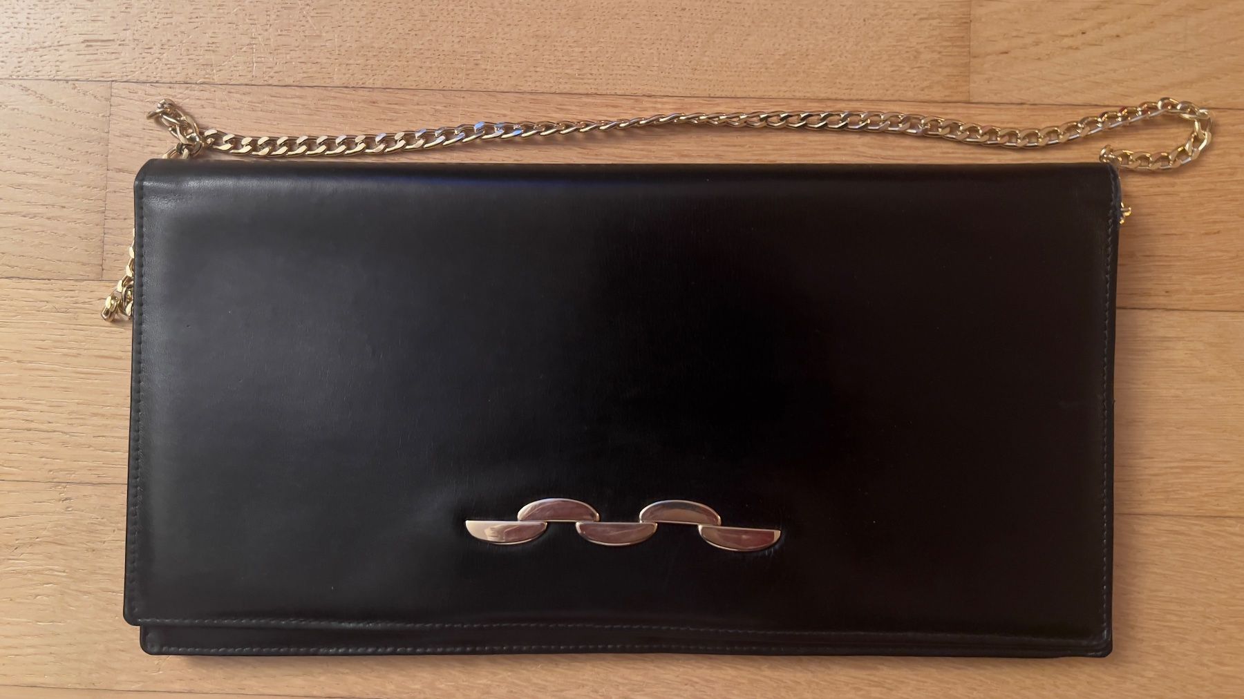 Borse da donna: Elegante Clutch, schwarzes Leder – Nuovo (secondo la descrizione) da Küsnacht ZH venduto da Gila1983