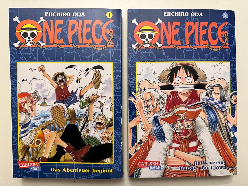 2er SET - ONE PIECE MANGA BAND 1 + 2 | Kaufen auf Ricardo