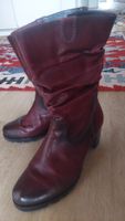Leder Stiefeln/Booties von Gabor gr.5½,vintage mit used Look