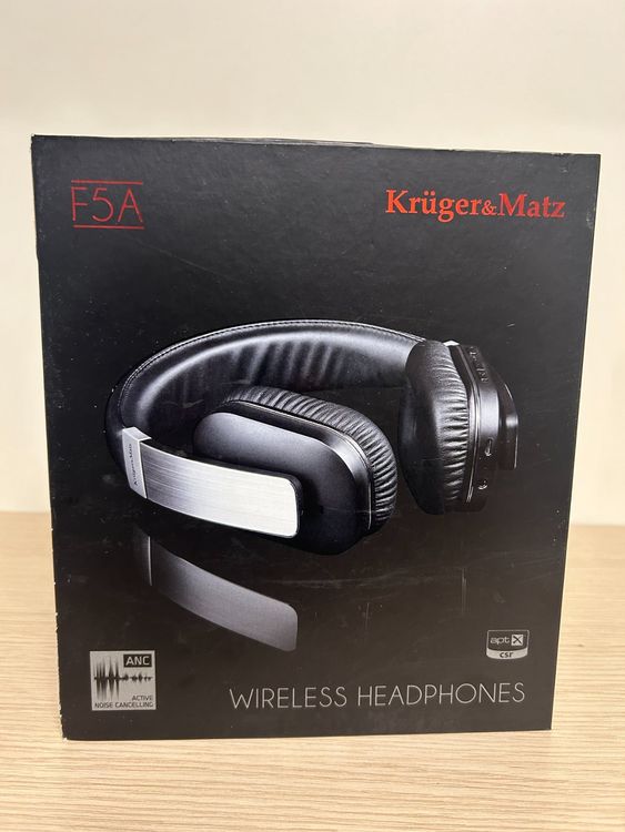 Krüger&Matz KMP10BT Cuffie Bluetooth 5.0 Con Archetto Da Collo – Slot MicroSD Integrato, 6 Ore Di Autonomia, Design Leggero E Flessibile, Nero/argento