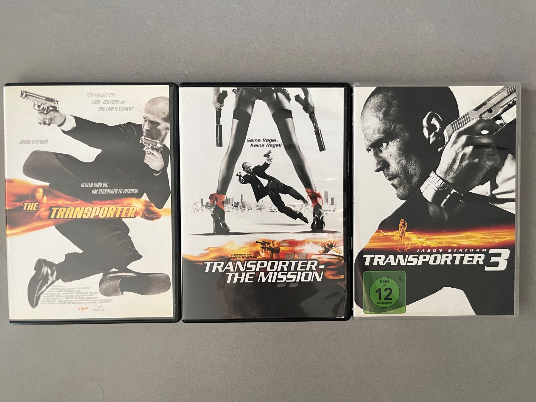Transporters 1-3 DVD 📀 - Jason Statham (Neu (gemäss Beschreibung)) in ...
